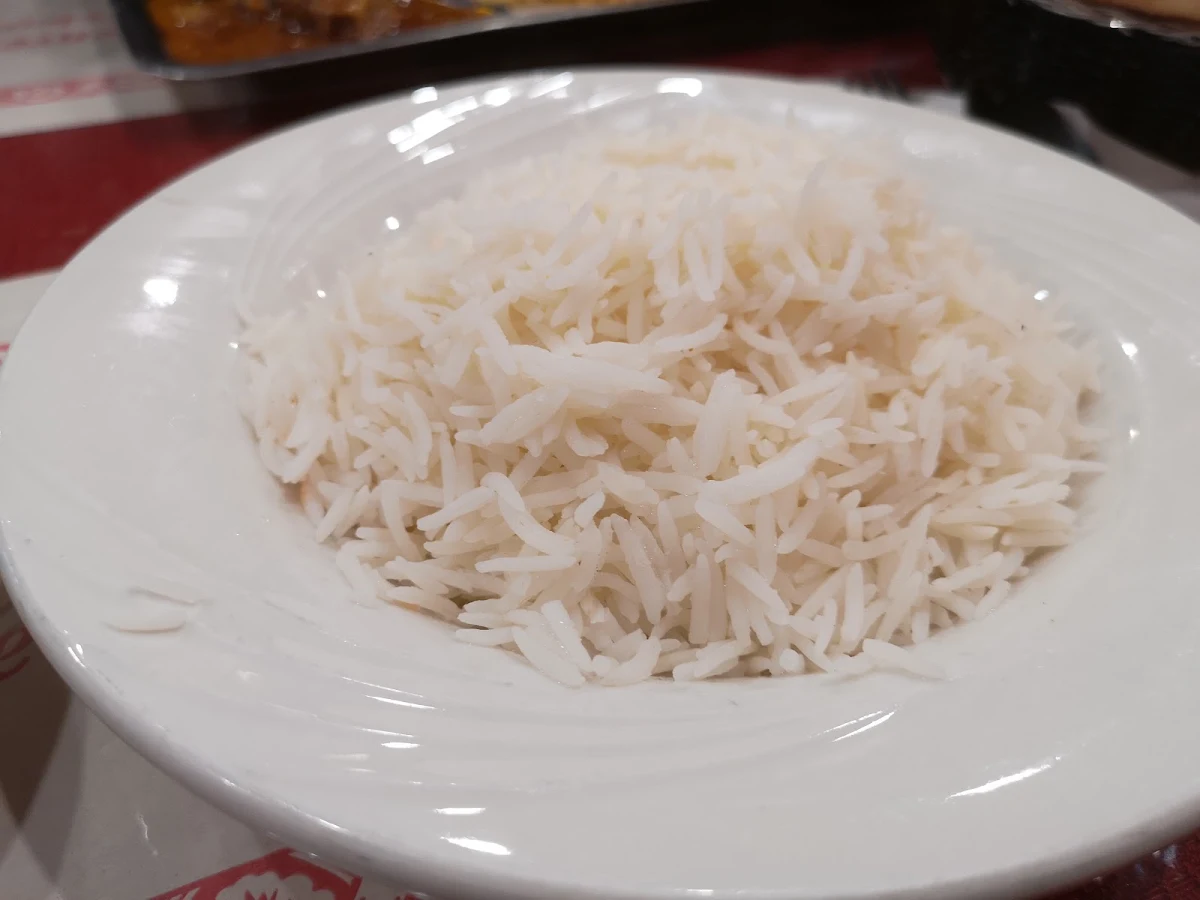 Riz Basmati Blanc White Basmati Rice, Salateen Restaurant