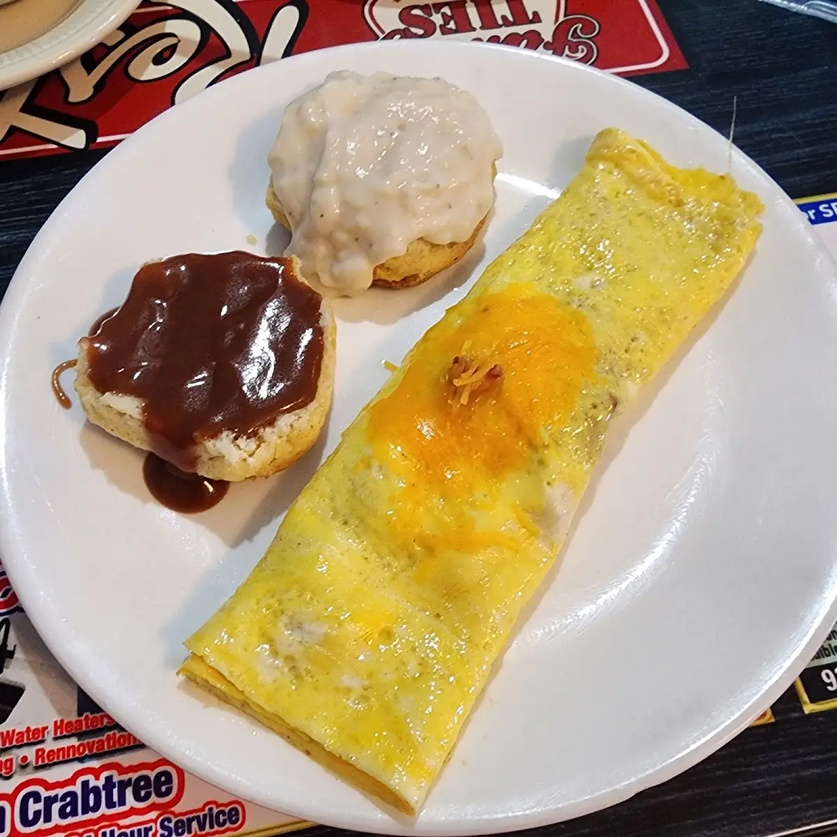 Ham and Cheese Omelette