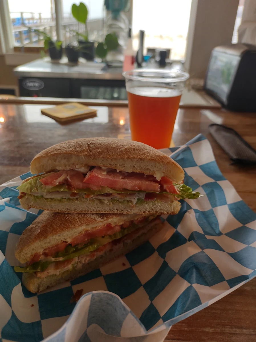 Turkey Bacon and Avocado Sandwich