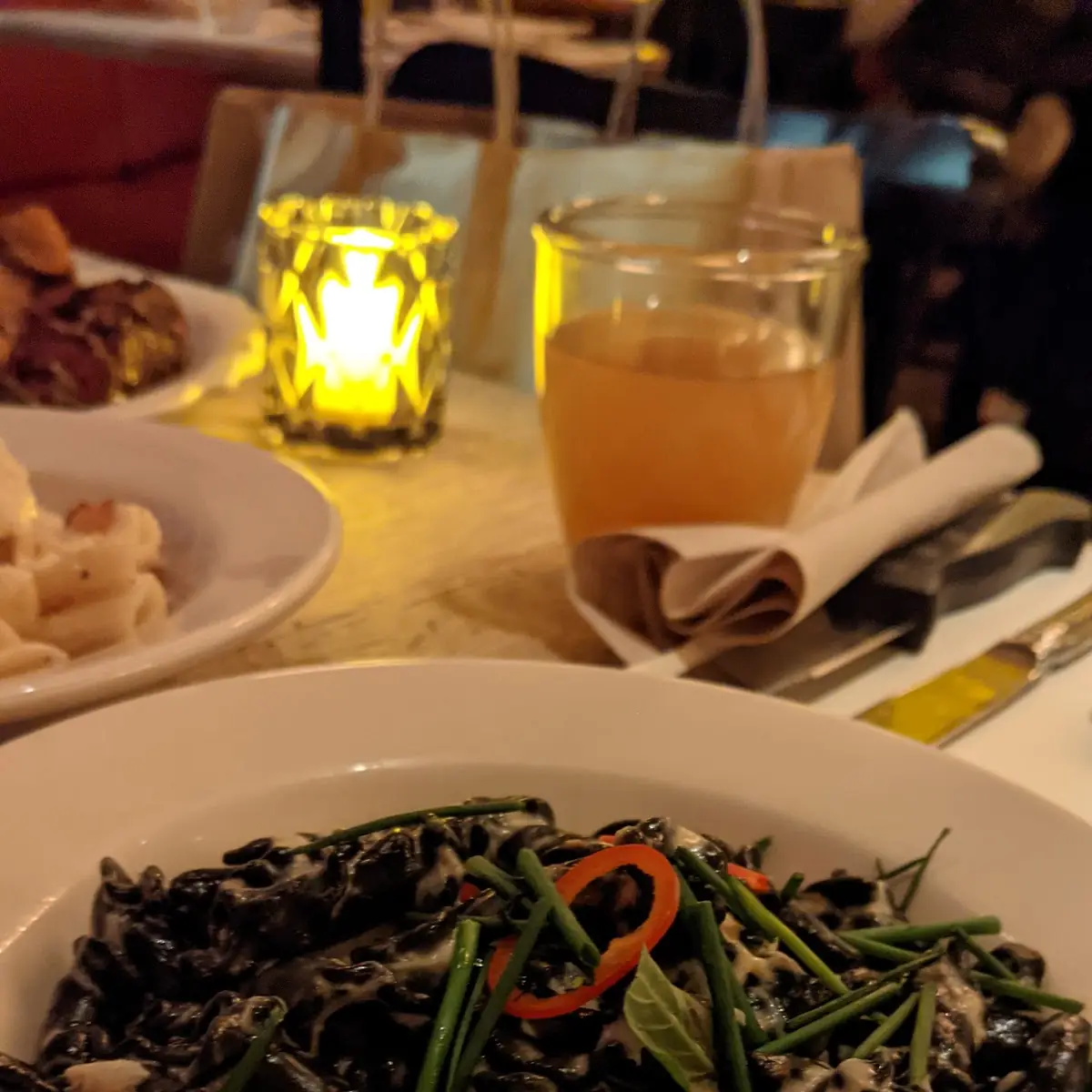 Black Squid Ink Pasta