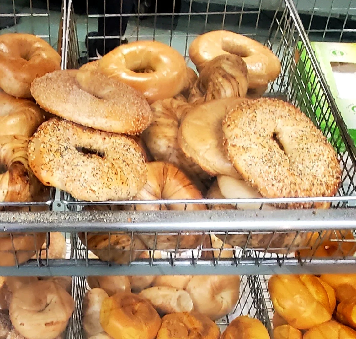 Pumpernickel Onion Bagel
