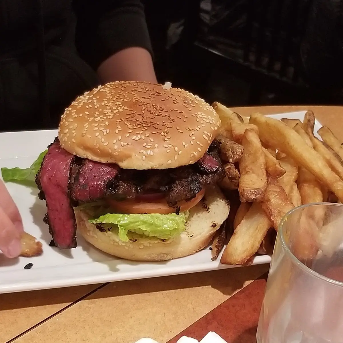 Oversized Pastrami Burger Deluxe