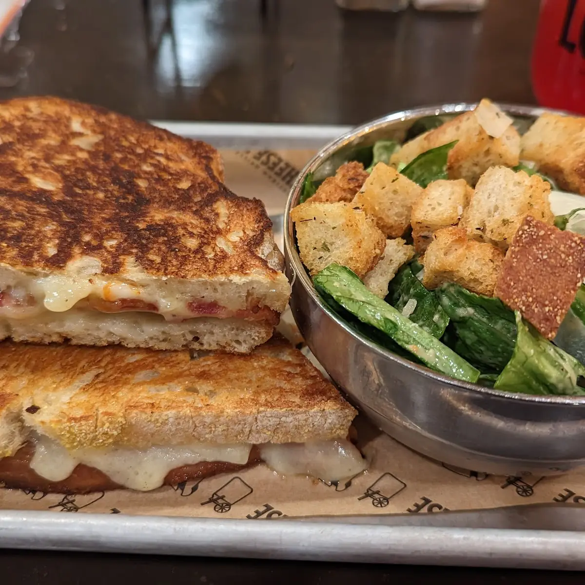 Baconator and Caesar Salad