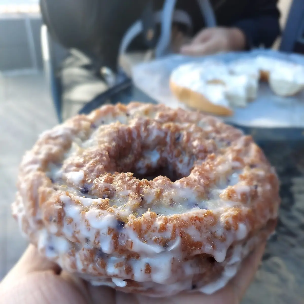 Blueberry Glazed Donut