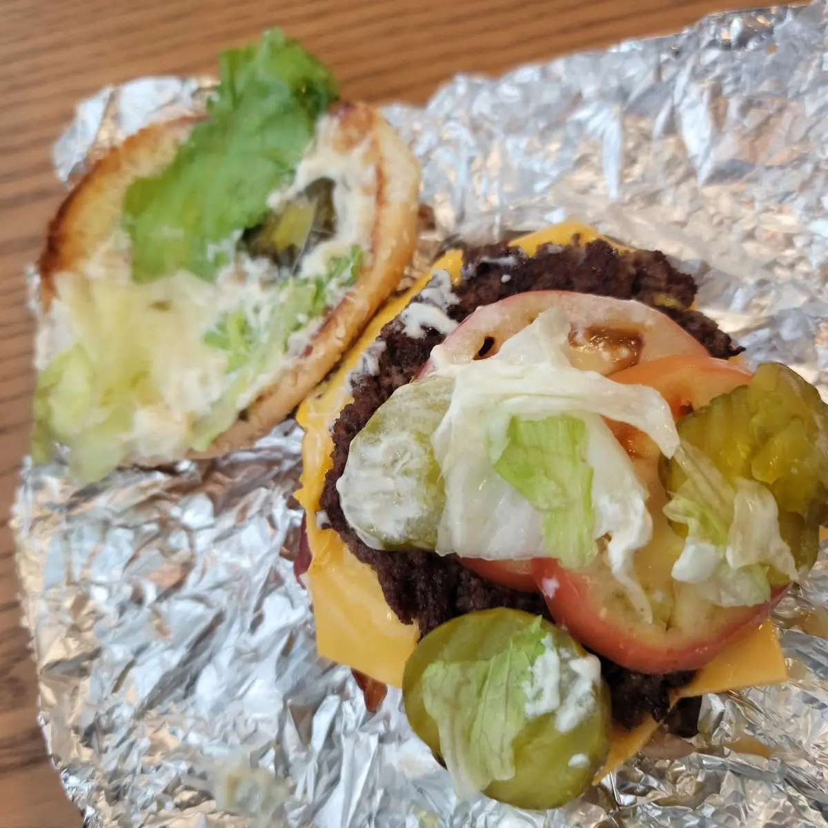 All the Way Bacon Double Cheeseburger