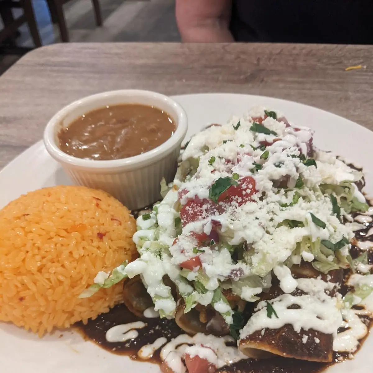 Mole Enchiladas