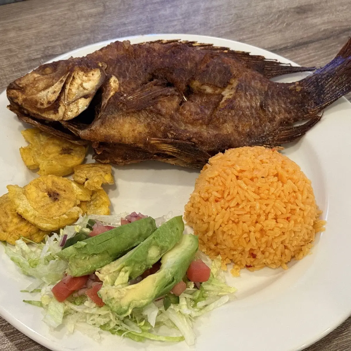 Whole Fried Tilapia Platter
