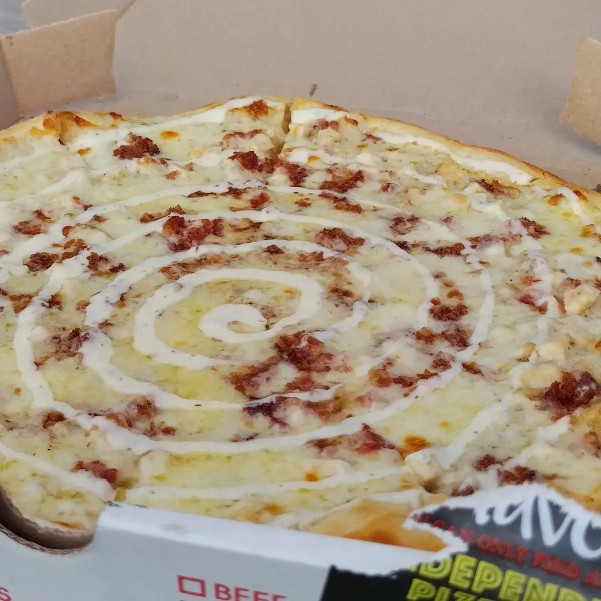 Chicken Bacon Ranch Pizza