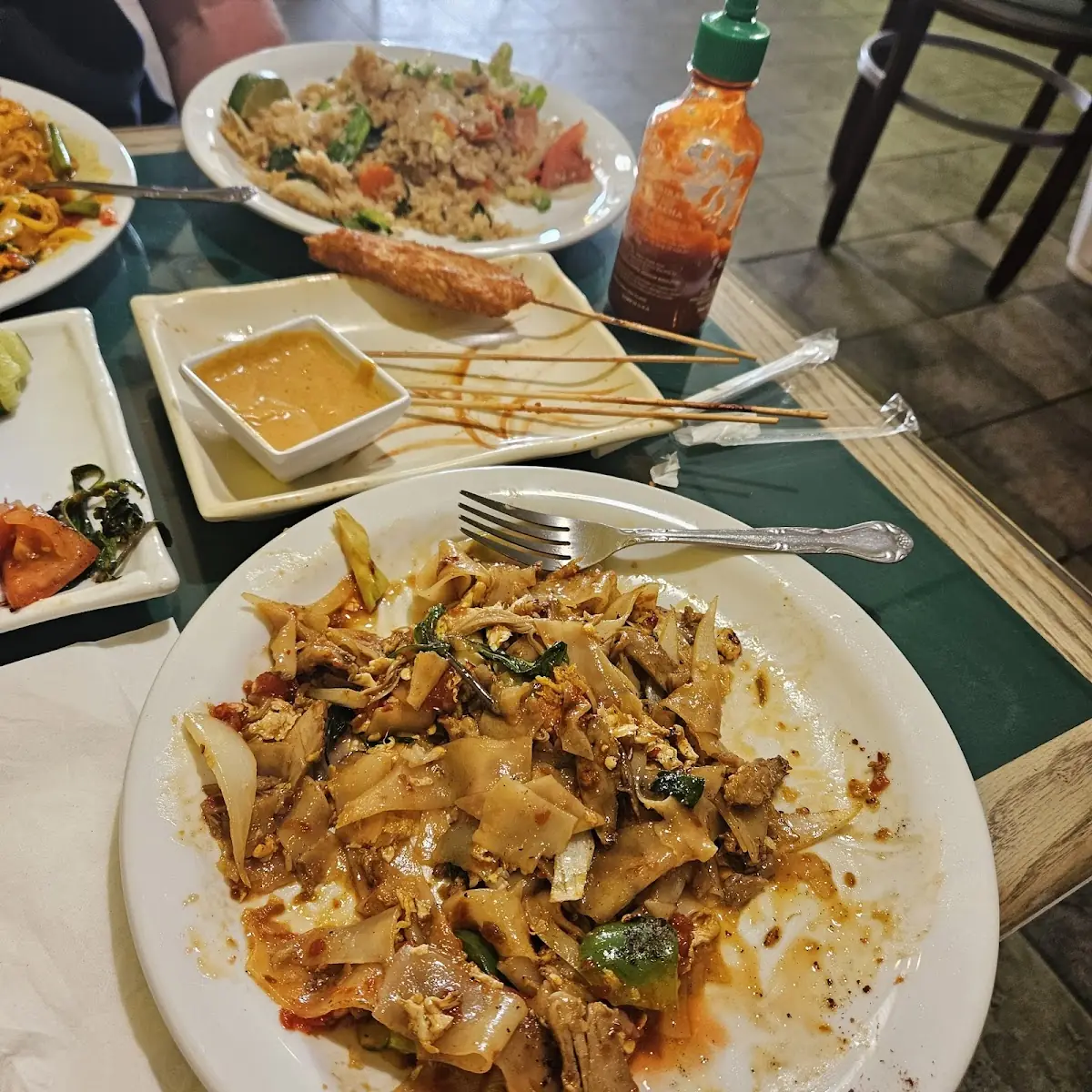 Drunken Noodles with Duck
