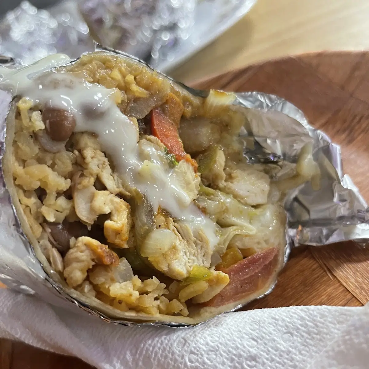 Chicken Burrito Mexicano