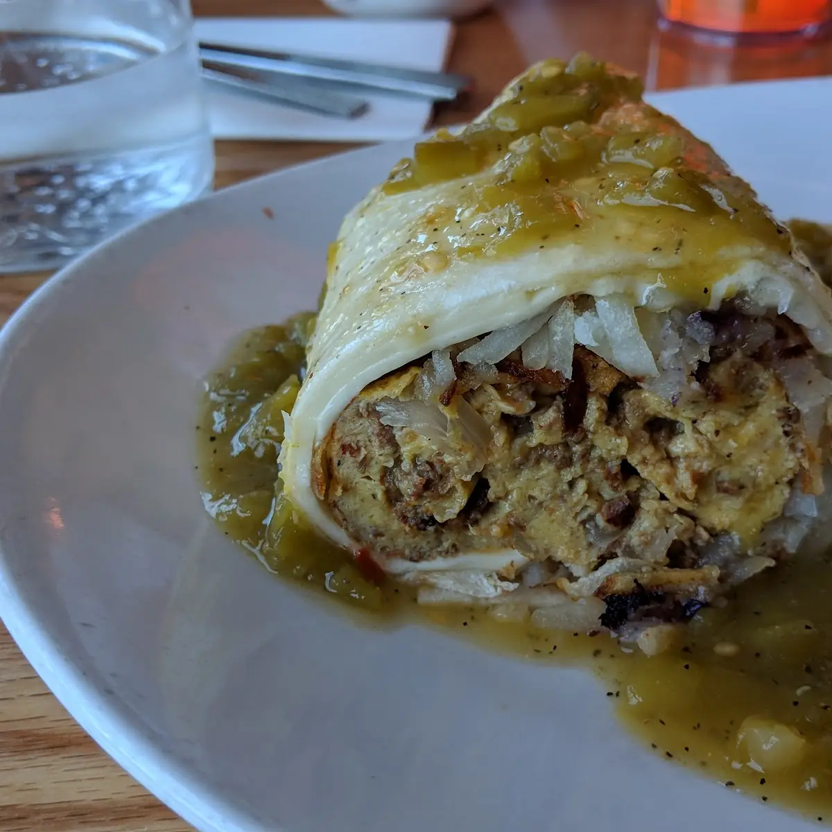 Smothered Breakfast Burrito