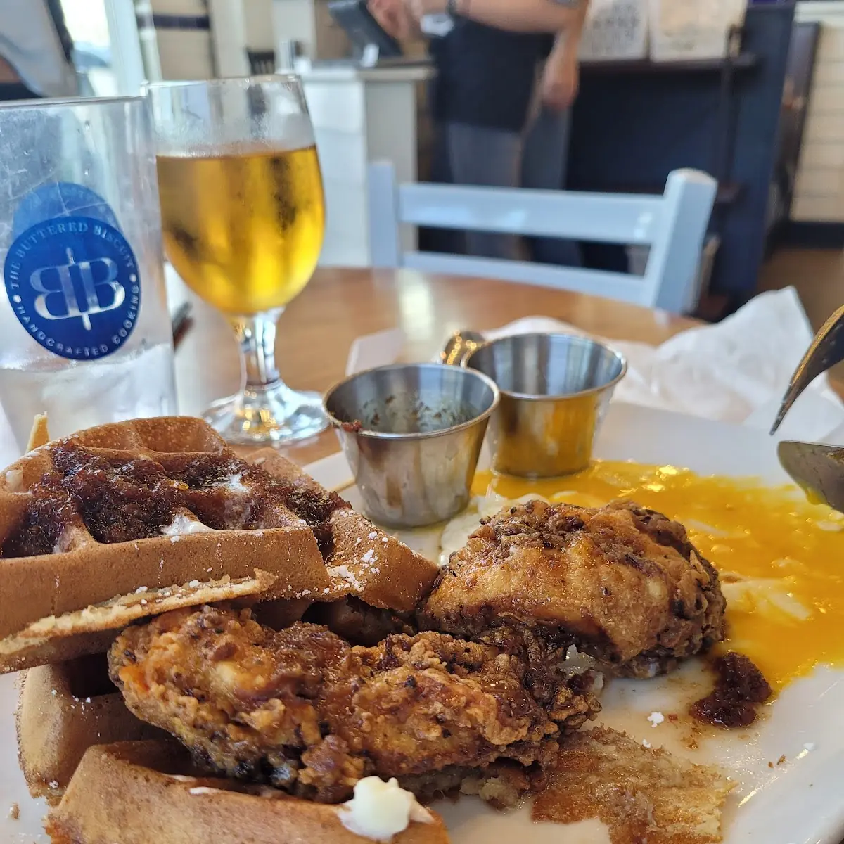 Kickin' Chicken Waffles