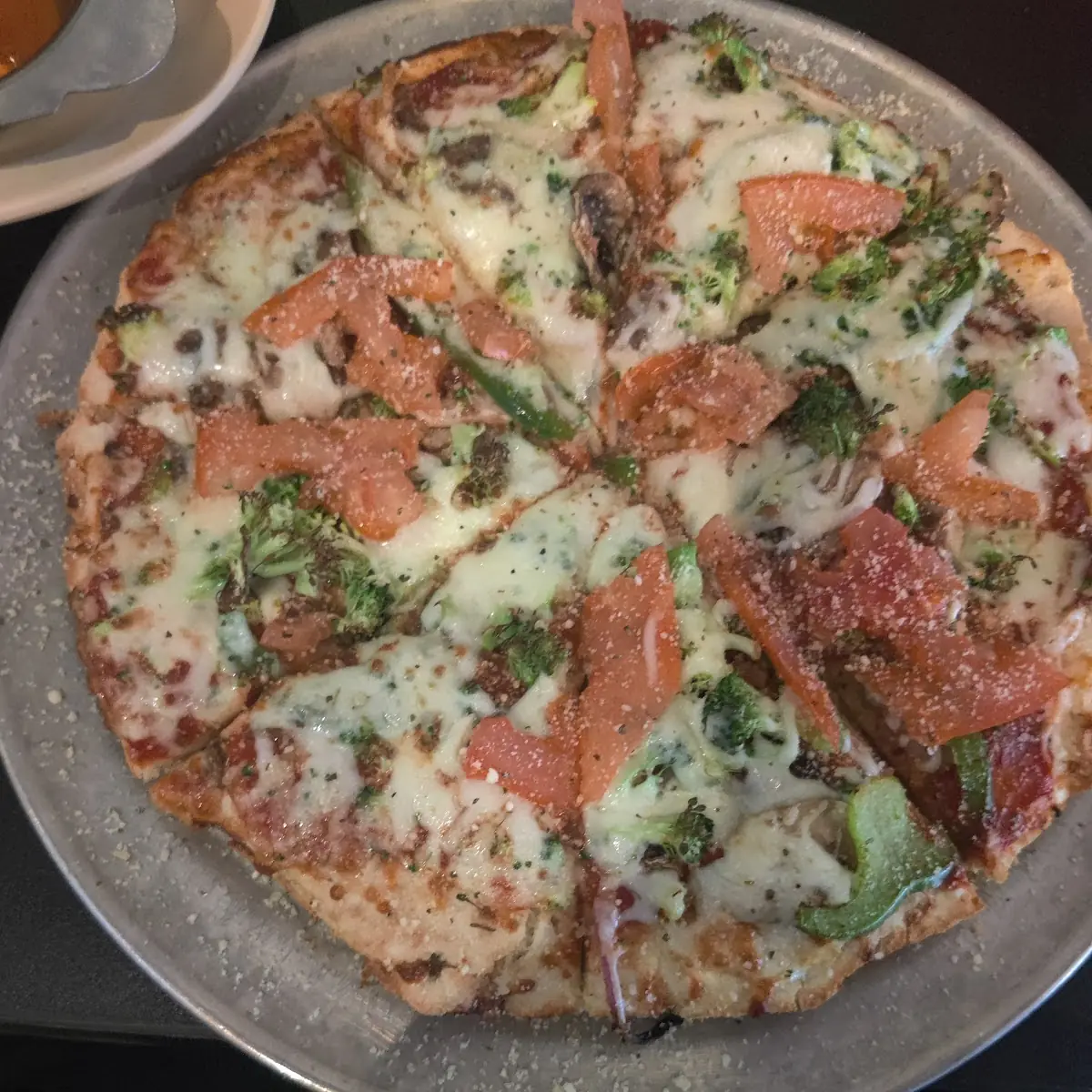 Vegetarian Pizza with Hand Tossed Crust