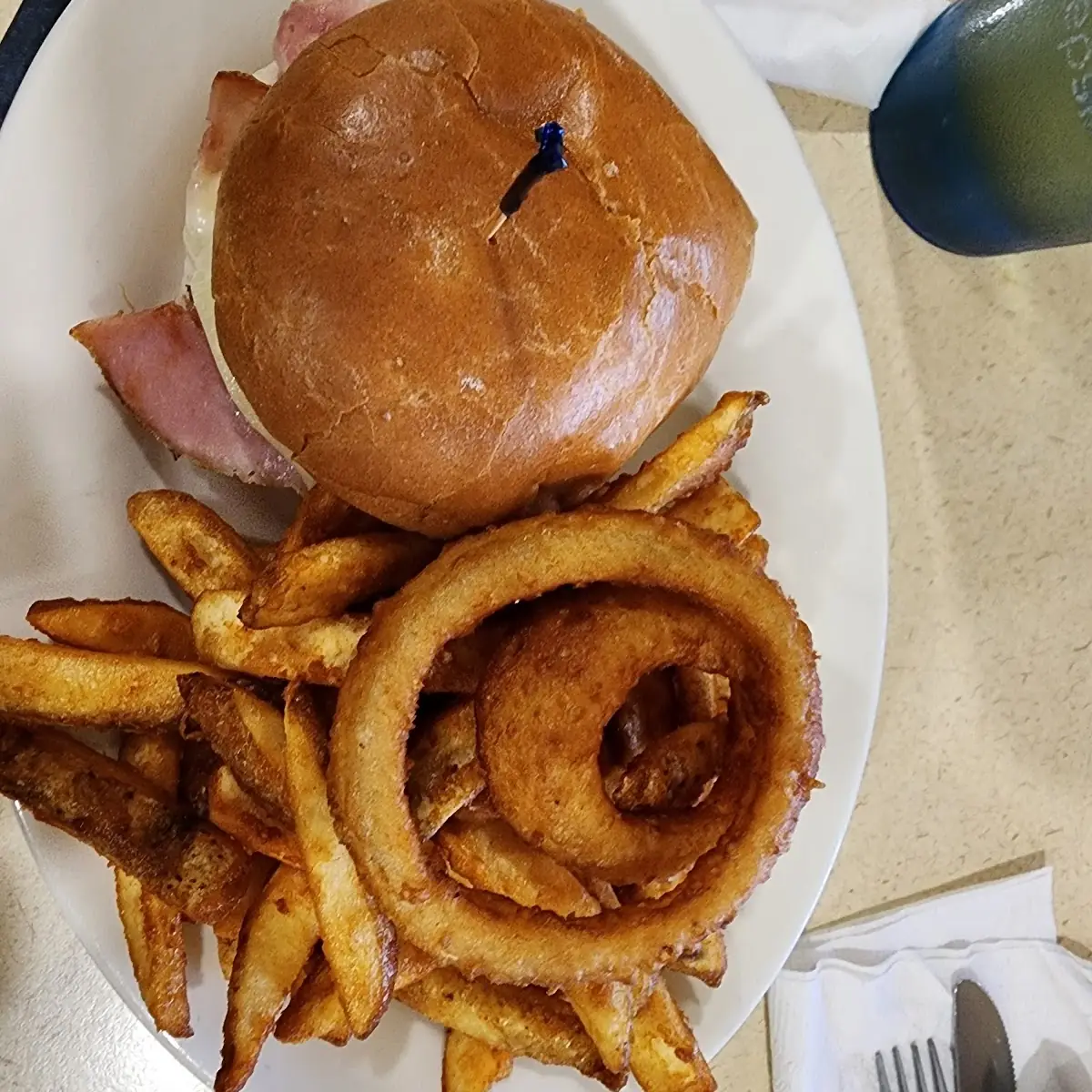 Chicken Cordon Bleu Burger