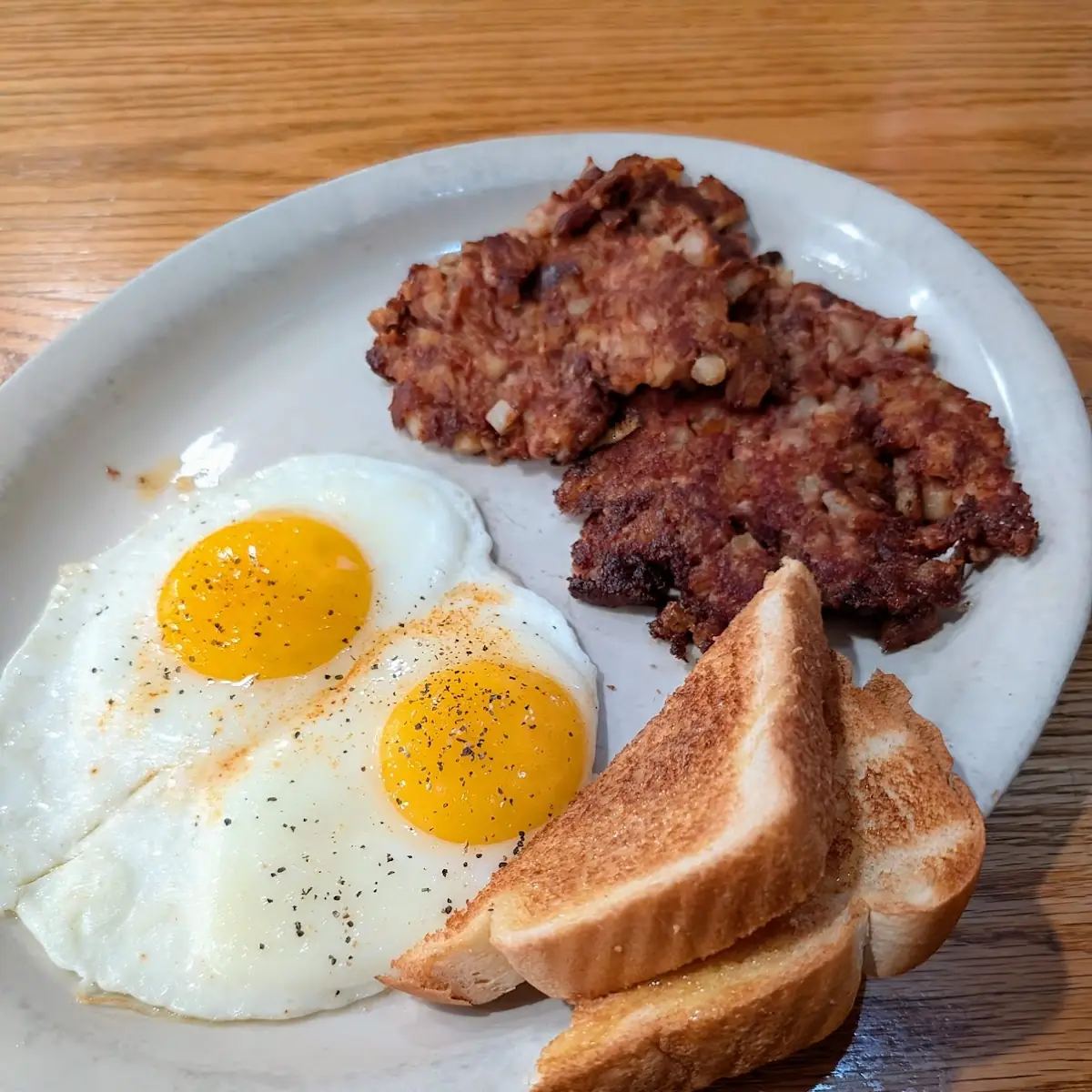 Corned Beef Hash and Eggs Any Style