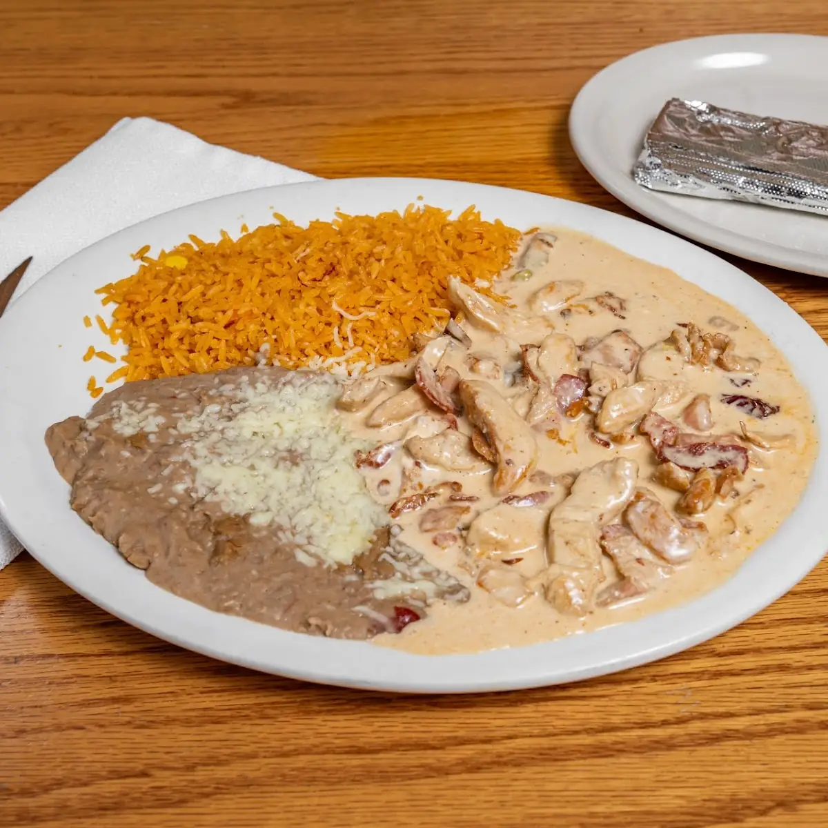 Rice & Refried Beans