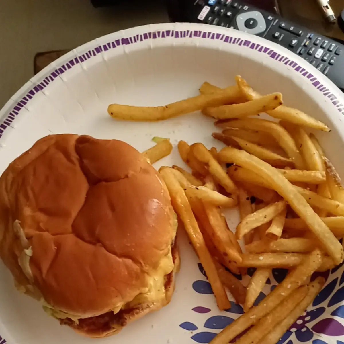 Sonic Burger and Fries