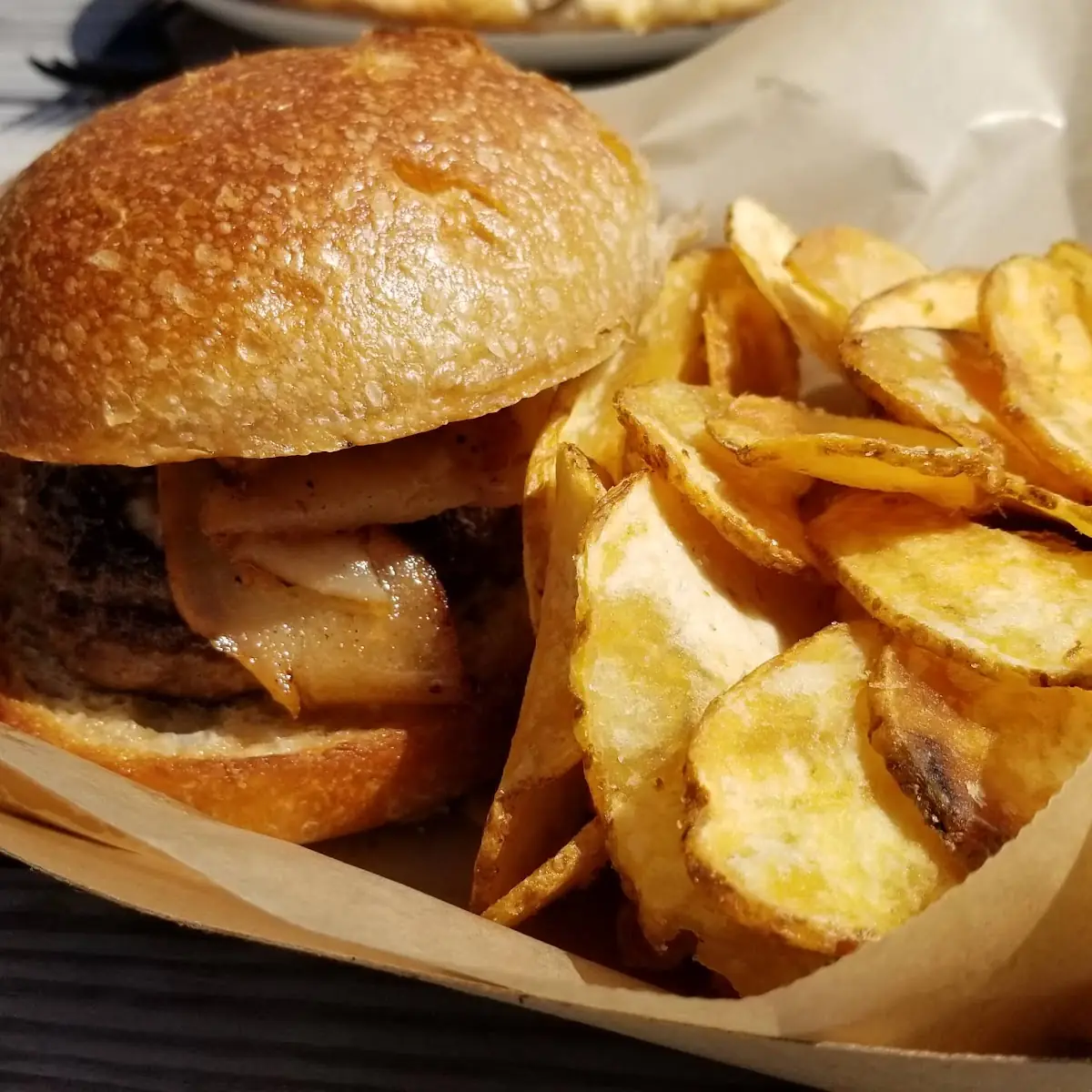 Weekly Burger Special Blue Cheese and Pear