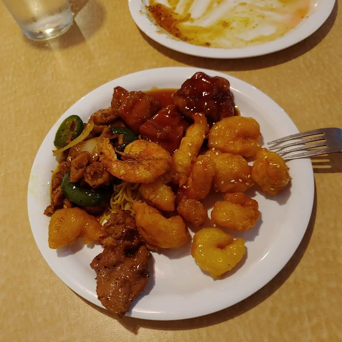 Beef & Scallops with Garlic Sauce