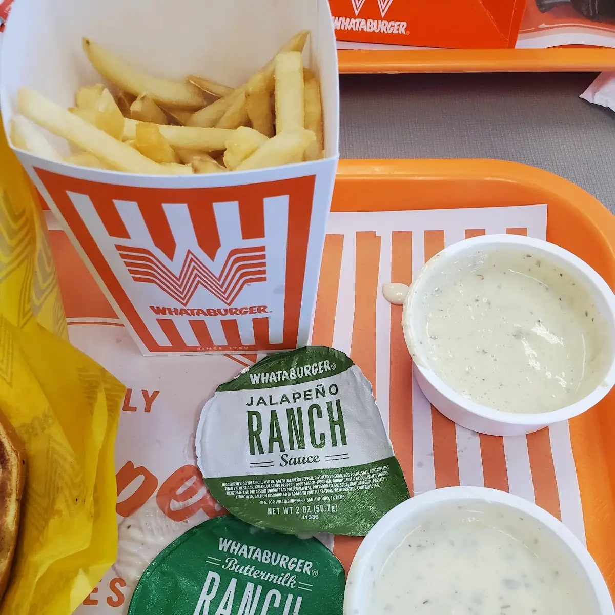 Fries and Ranch Dipping Sauce