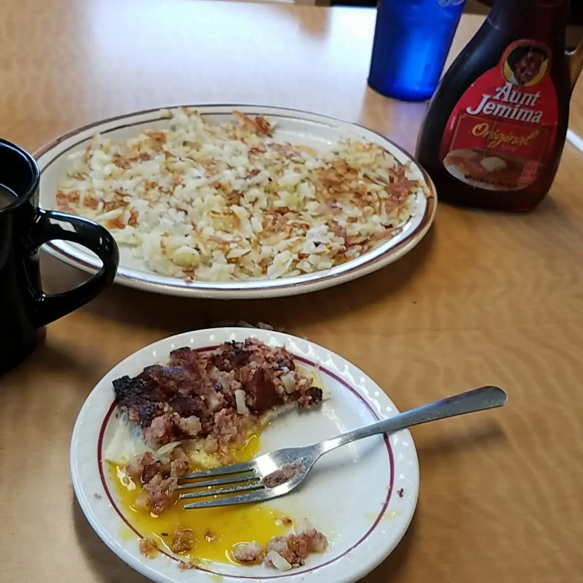 Corned Beef Hash with Coffee