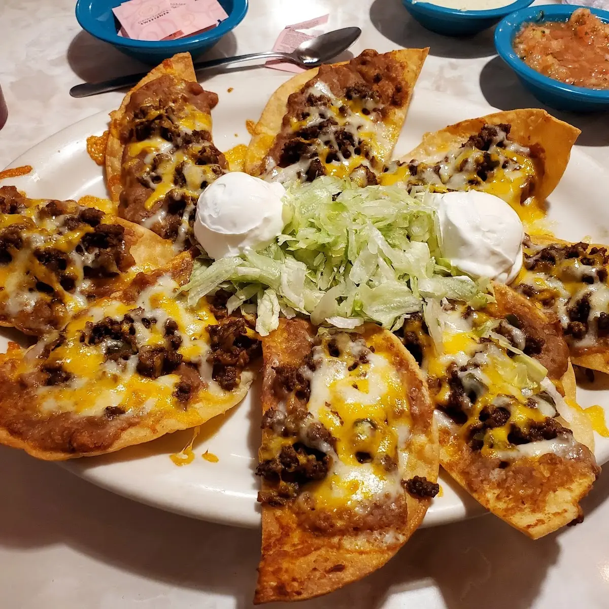 Panchos with Ground Beef