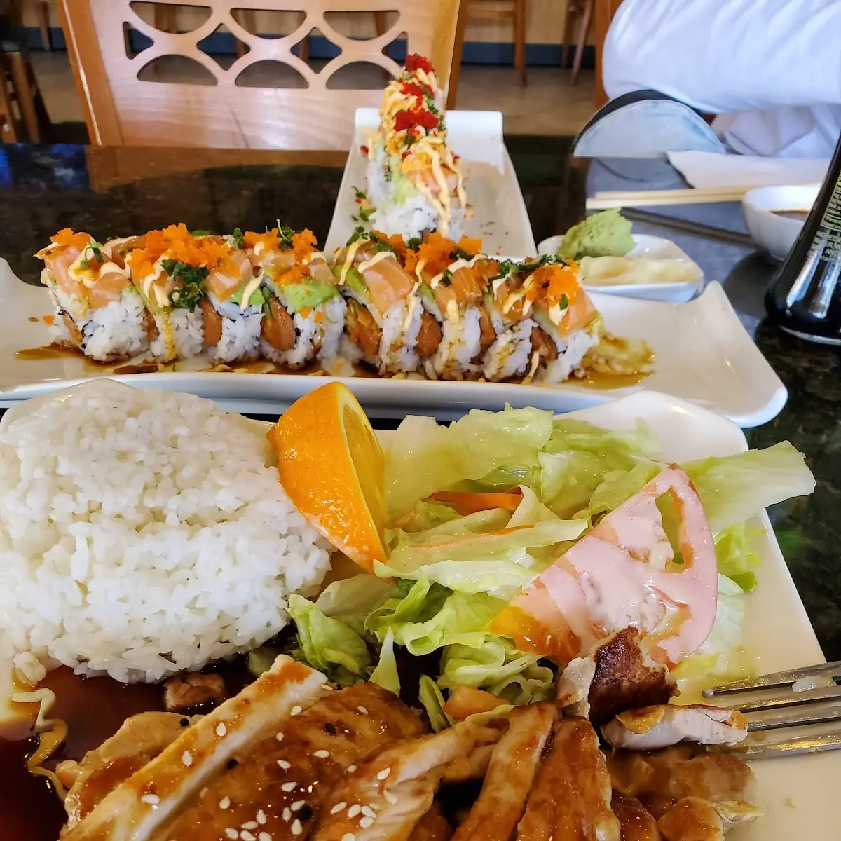Chicken Teriyaki Salmon
