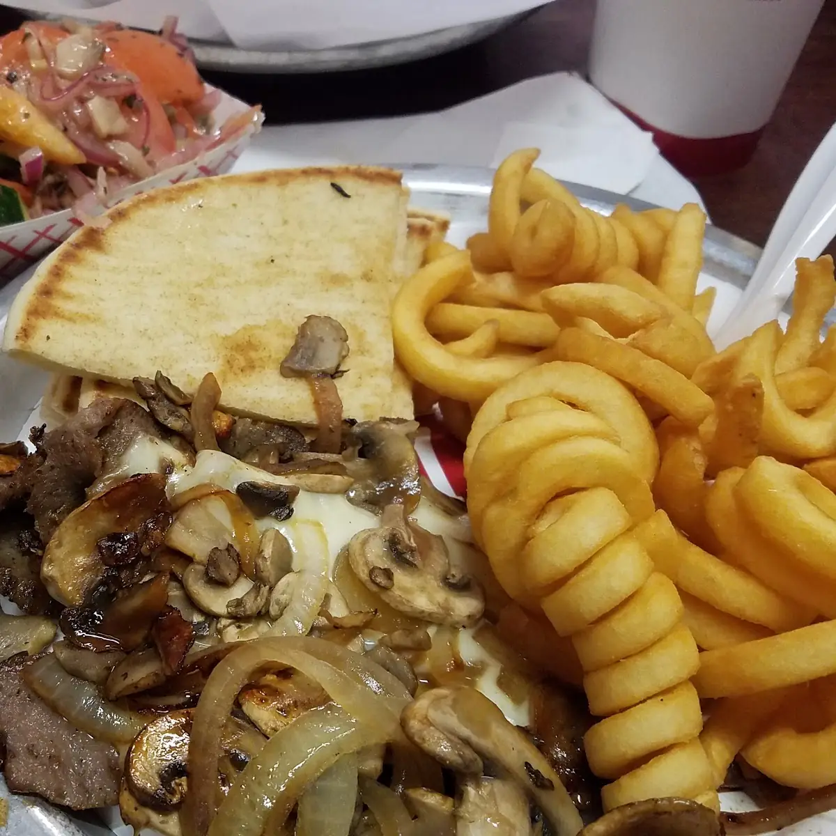 Super Gyro Platter Open Faced