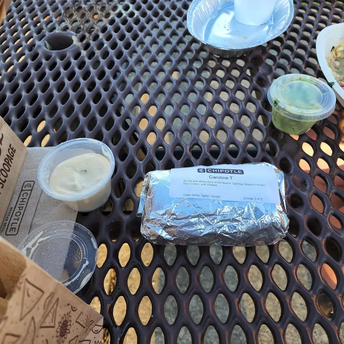 Burrito Queso Dip Guacamole and Chips