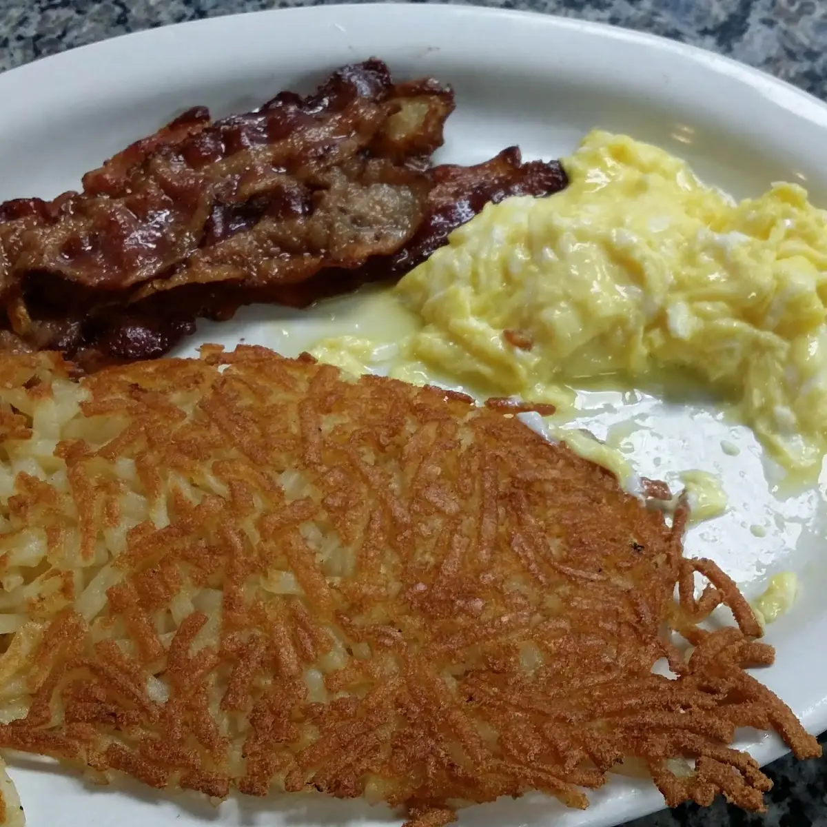 Eggs Bacon and Hash Browns
