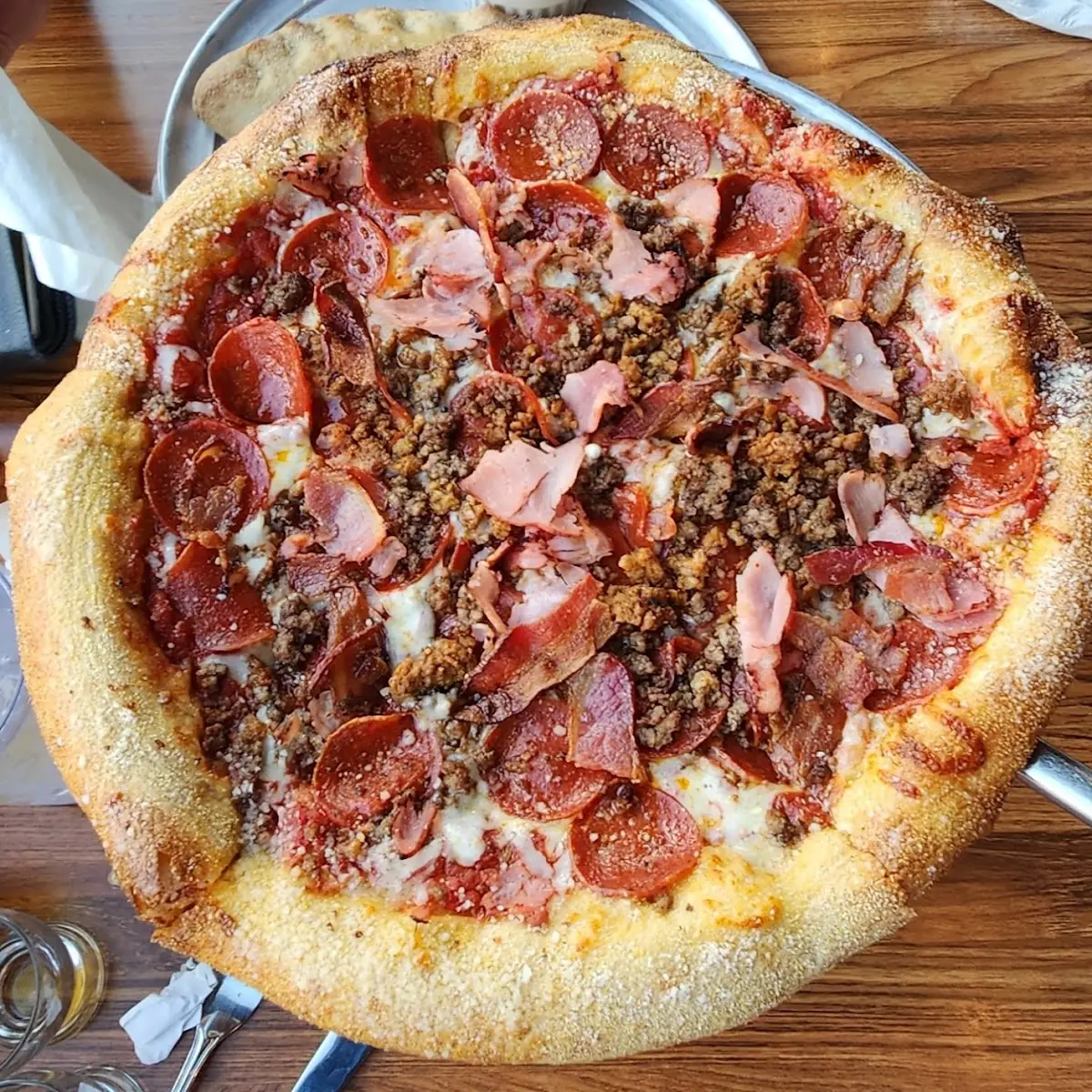 GF Mighty Meaty Pizza