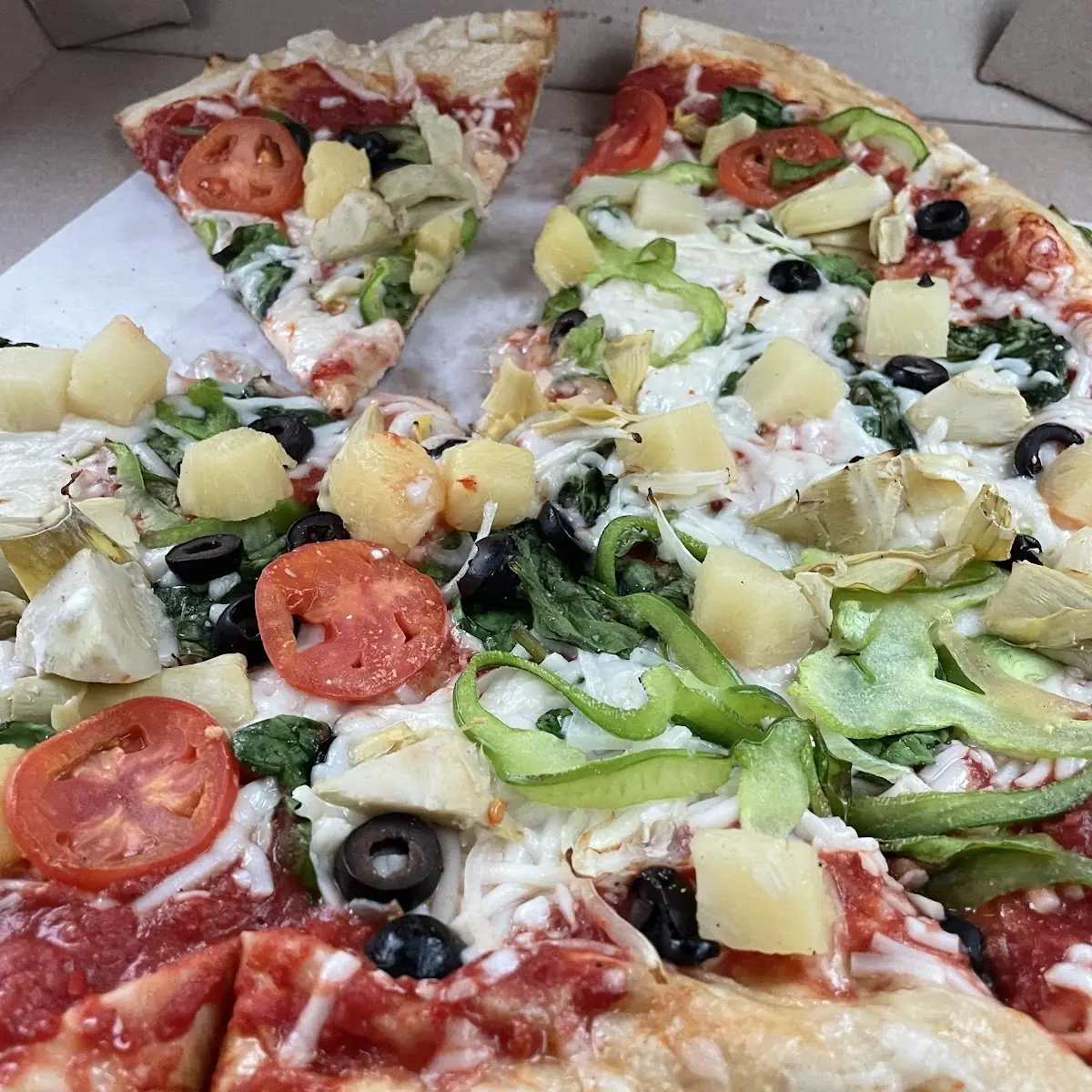 Vegan Veg Out Pizza with Artichoke Hearts