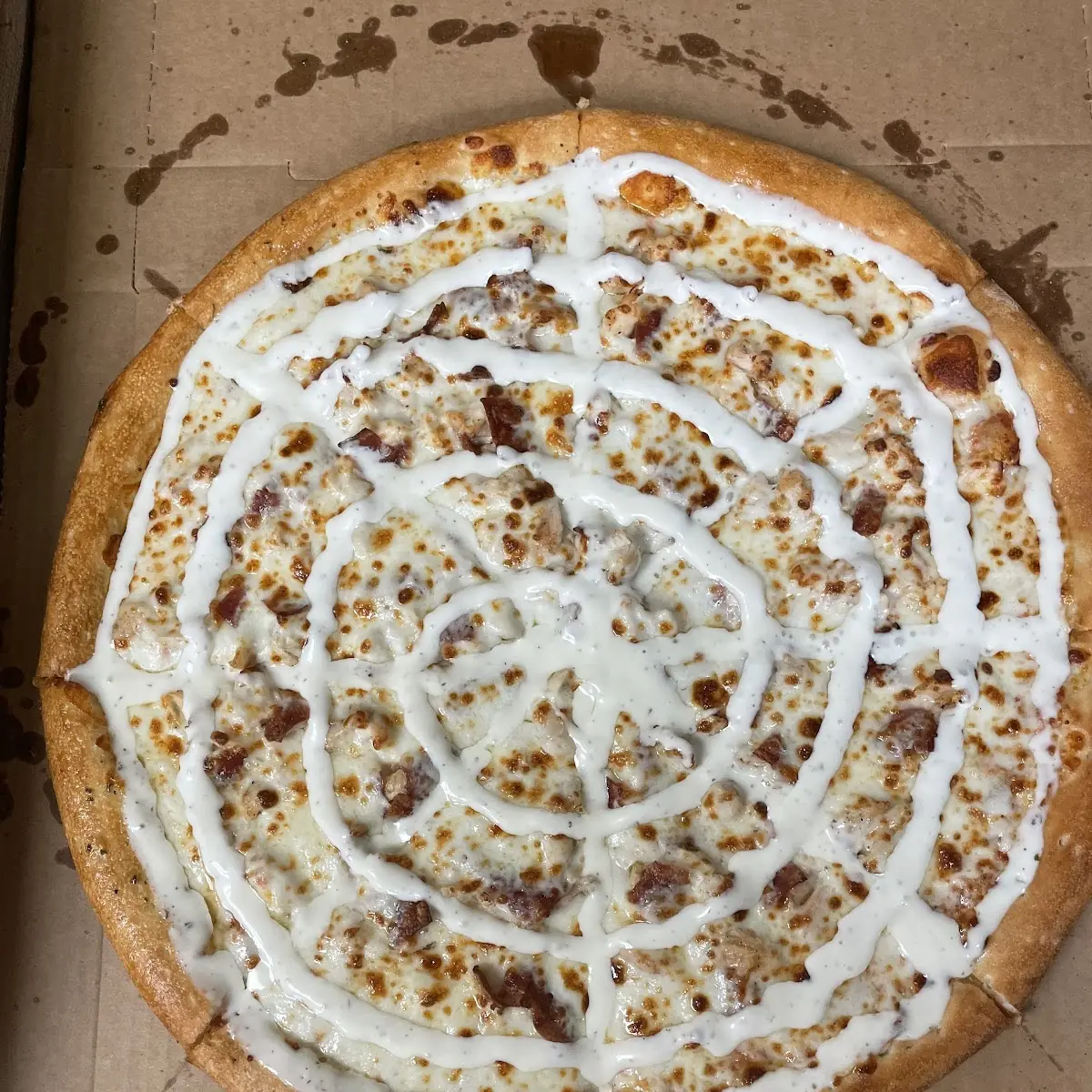 Chicken Bacon Ranch Pizza