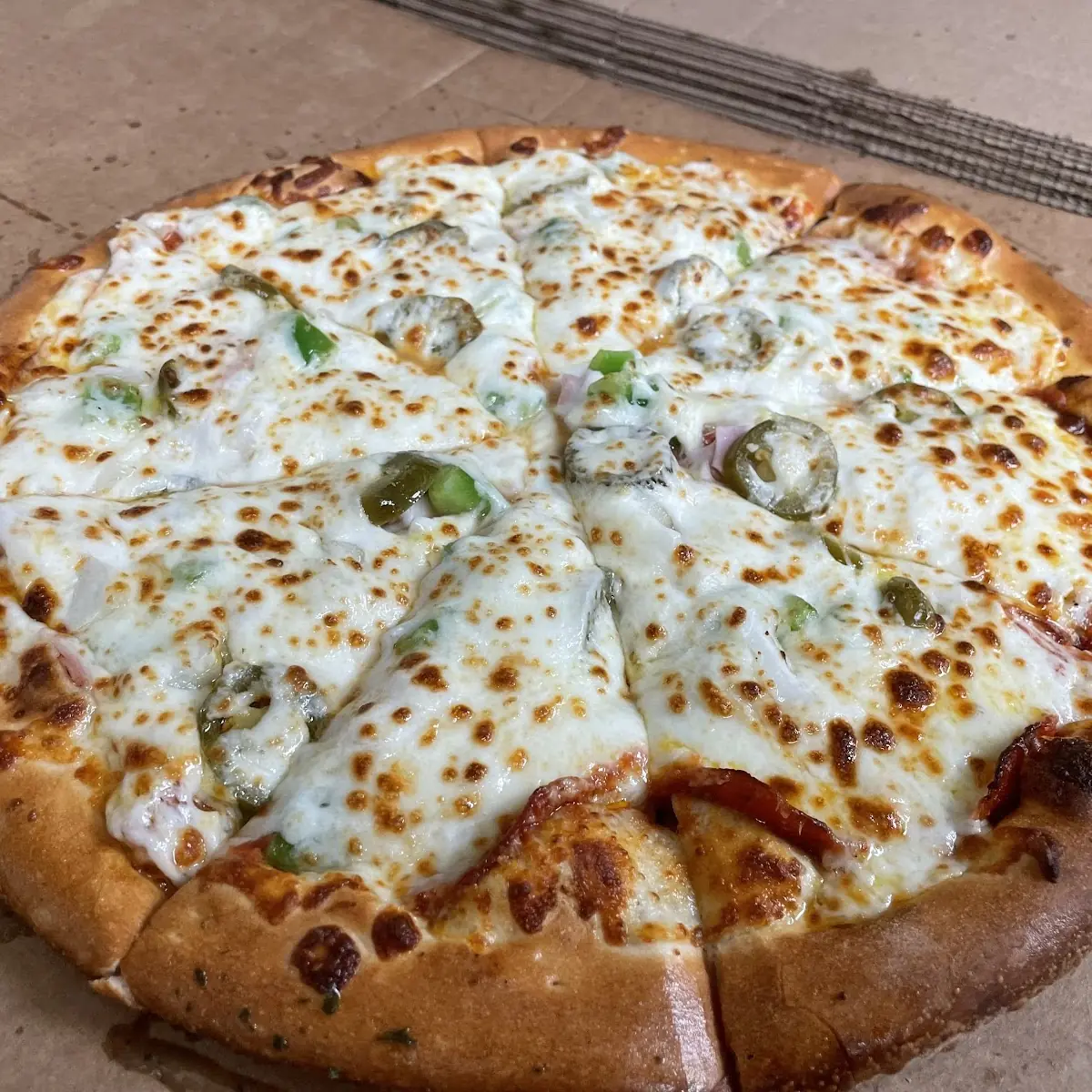 Supreme Pizza Add Jalapenos