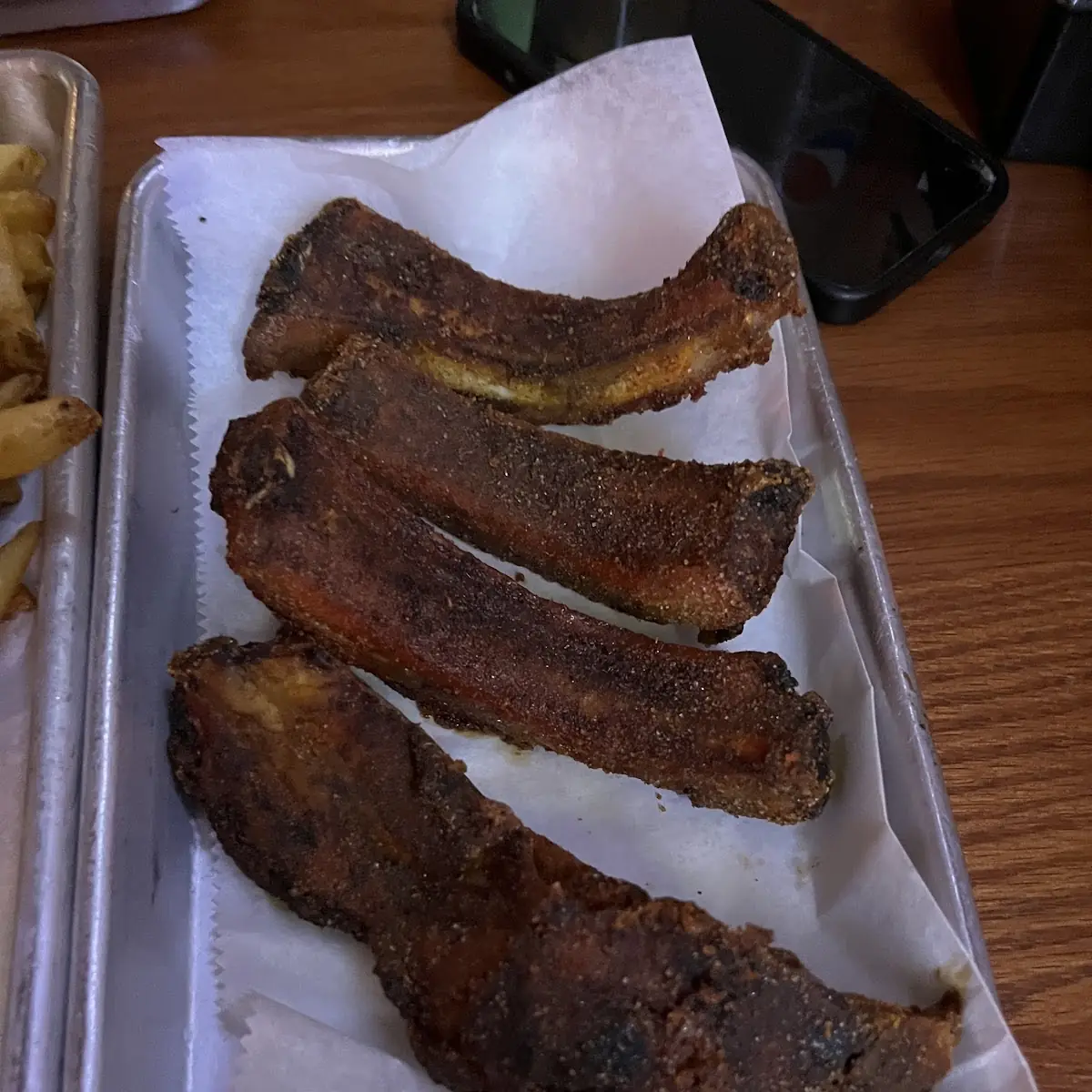 Sweet Deep Fried Ribs