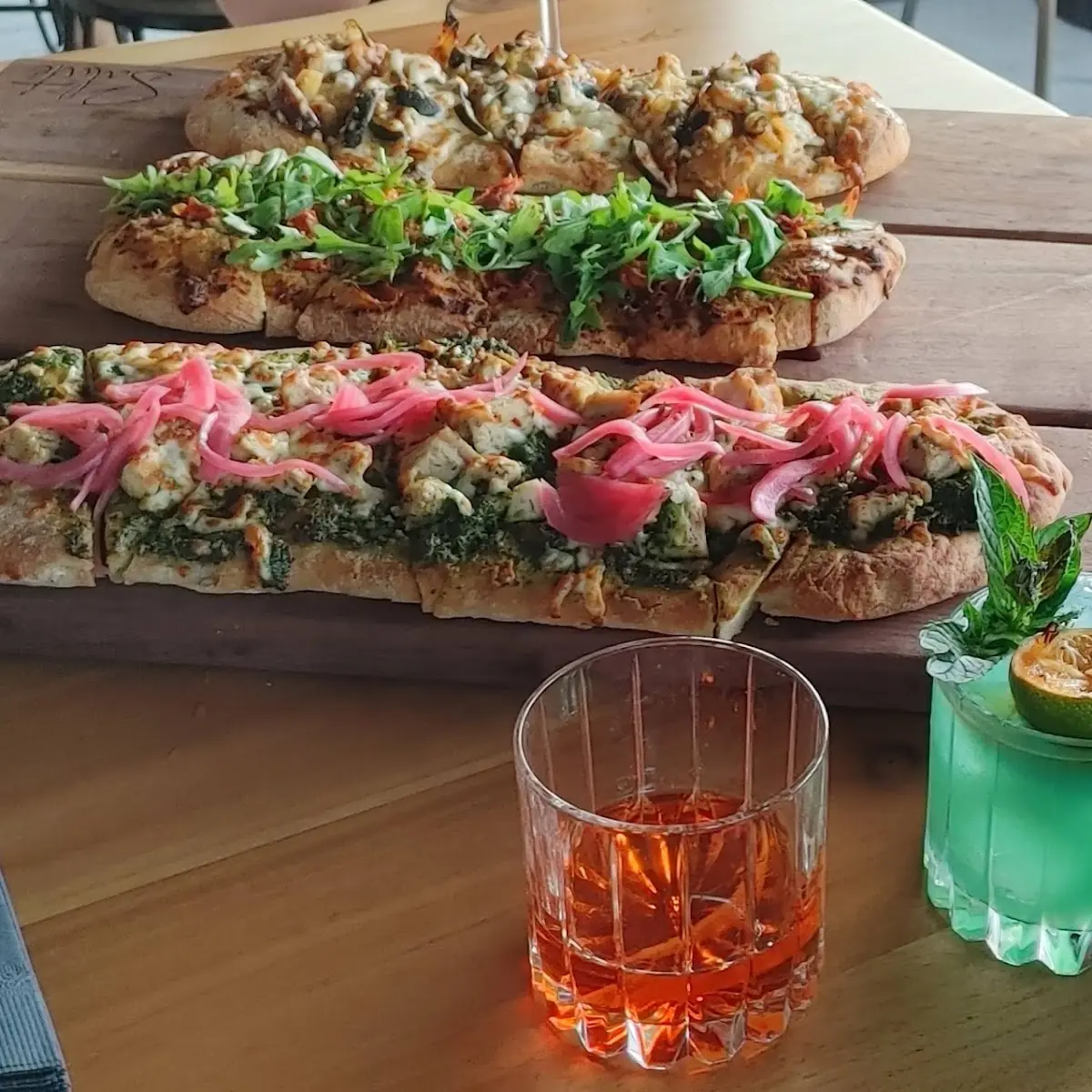 Flatbreads, Salute Resto + Bar