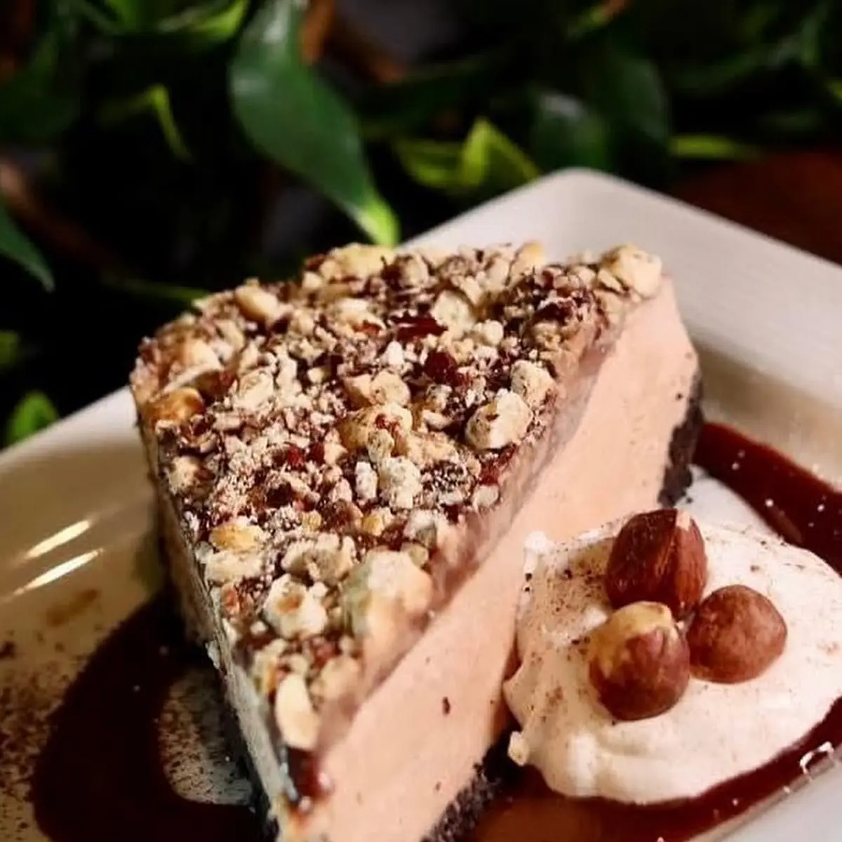 Frozen Hazelnut Cheesecake, Salute Resto + Bar