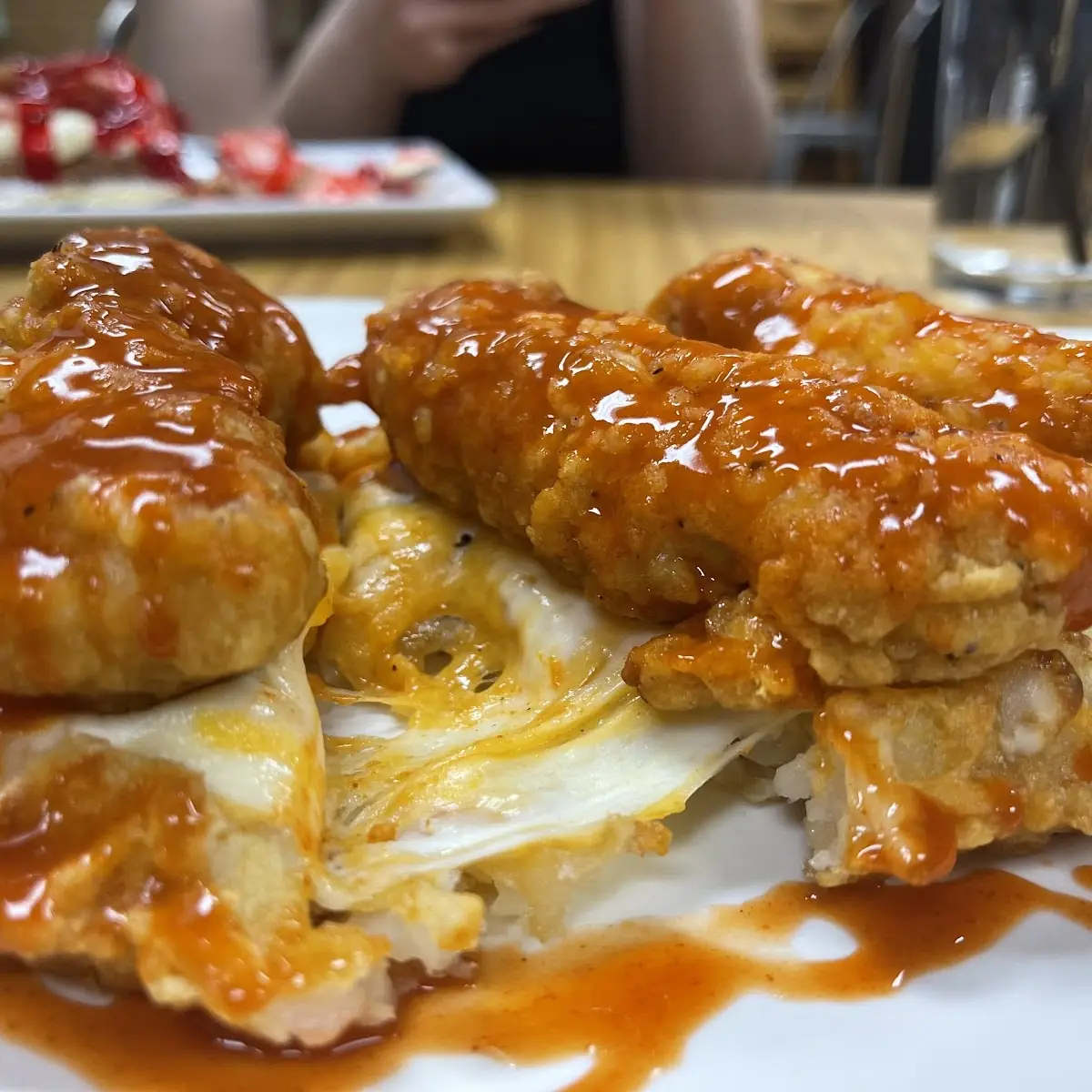 Buffalo Chicken Tater Waffles
