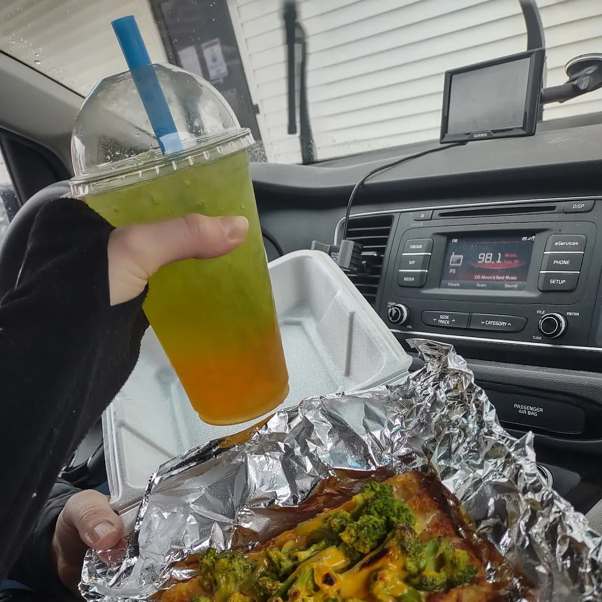 Savory Hash Brown Waffle with Broccoli and Cheese