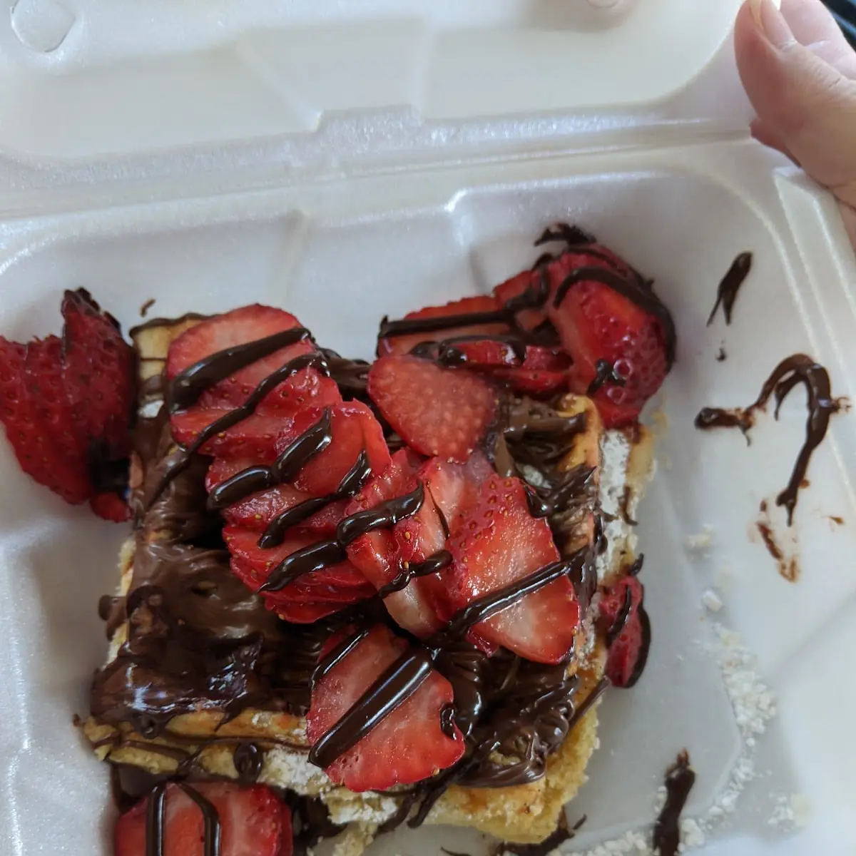 Strawberry Nutella Waffle