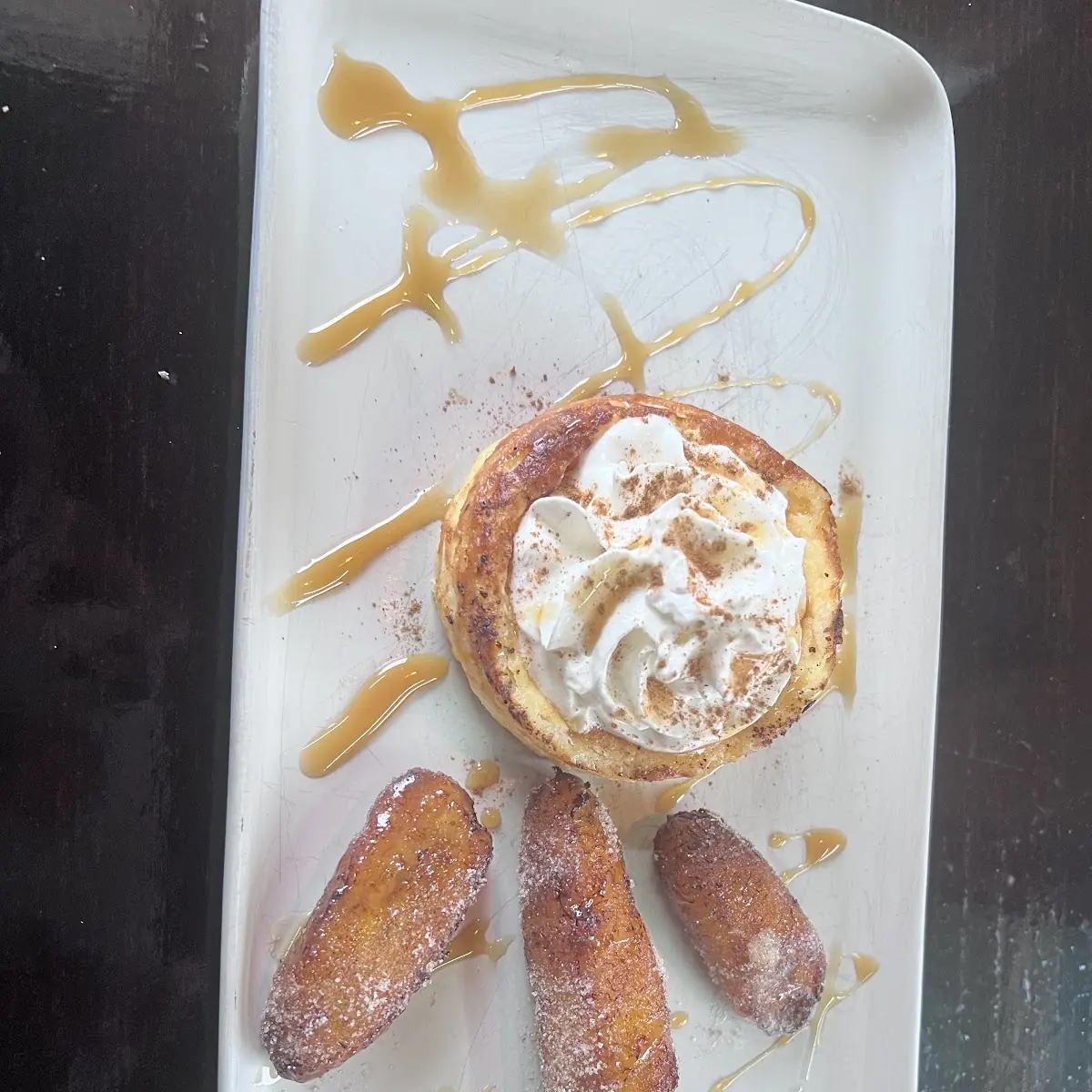 Fried Plantain Cheesecake