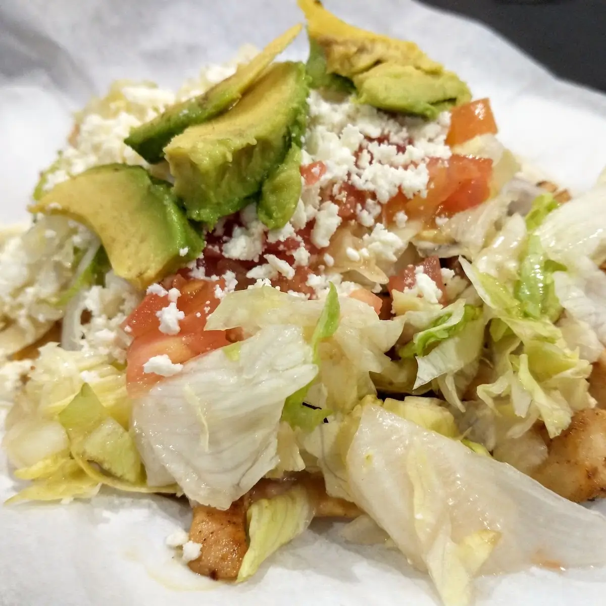 Chicken Tostada