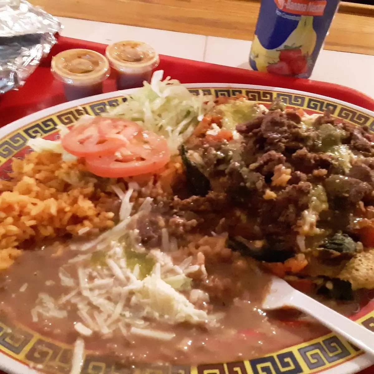 Chile Relleno Con Carne Asada