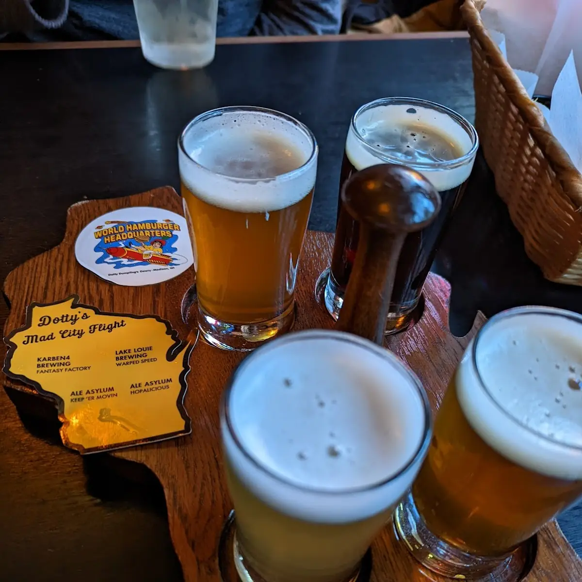 Wisconsin Beer Flight