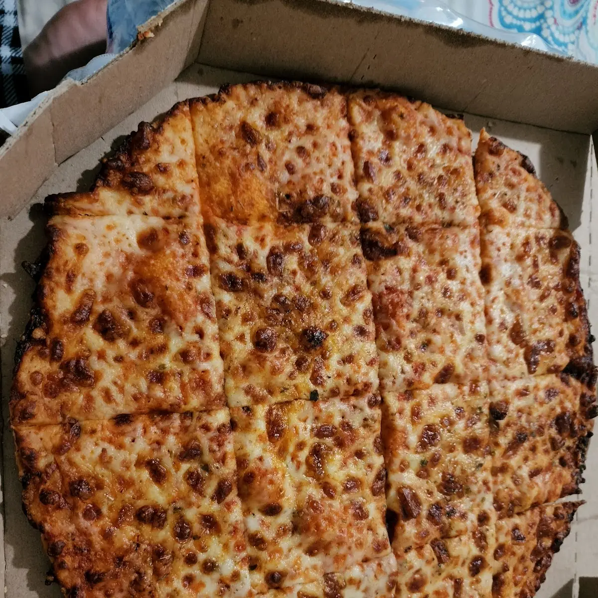 Thin Crust Cheese Pizza