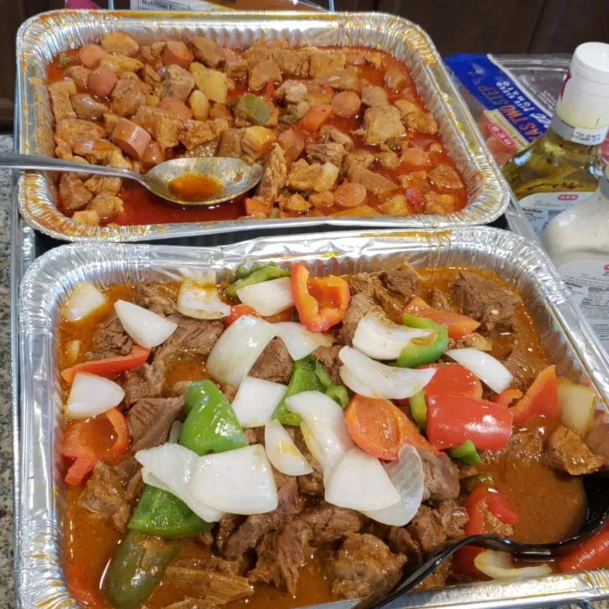 Menudo Caldereta Lumpia Shanghai Sisig Pancit Sotanghon Pork Barbeque Lumpiang Shanghai
