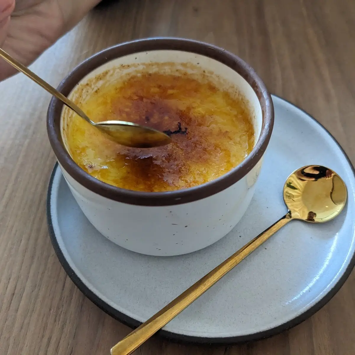 Saffron Creme Brulee
