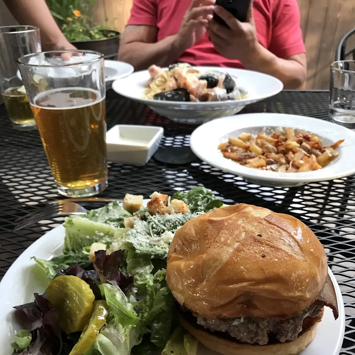 Lamb Burger Cooked to Perfection