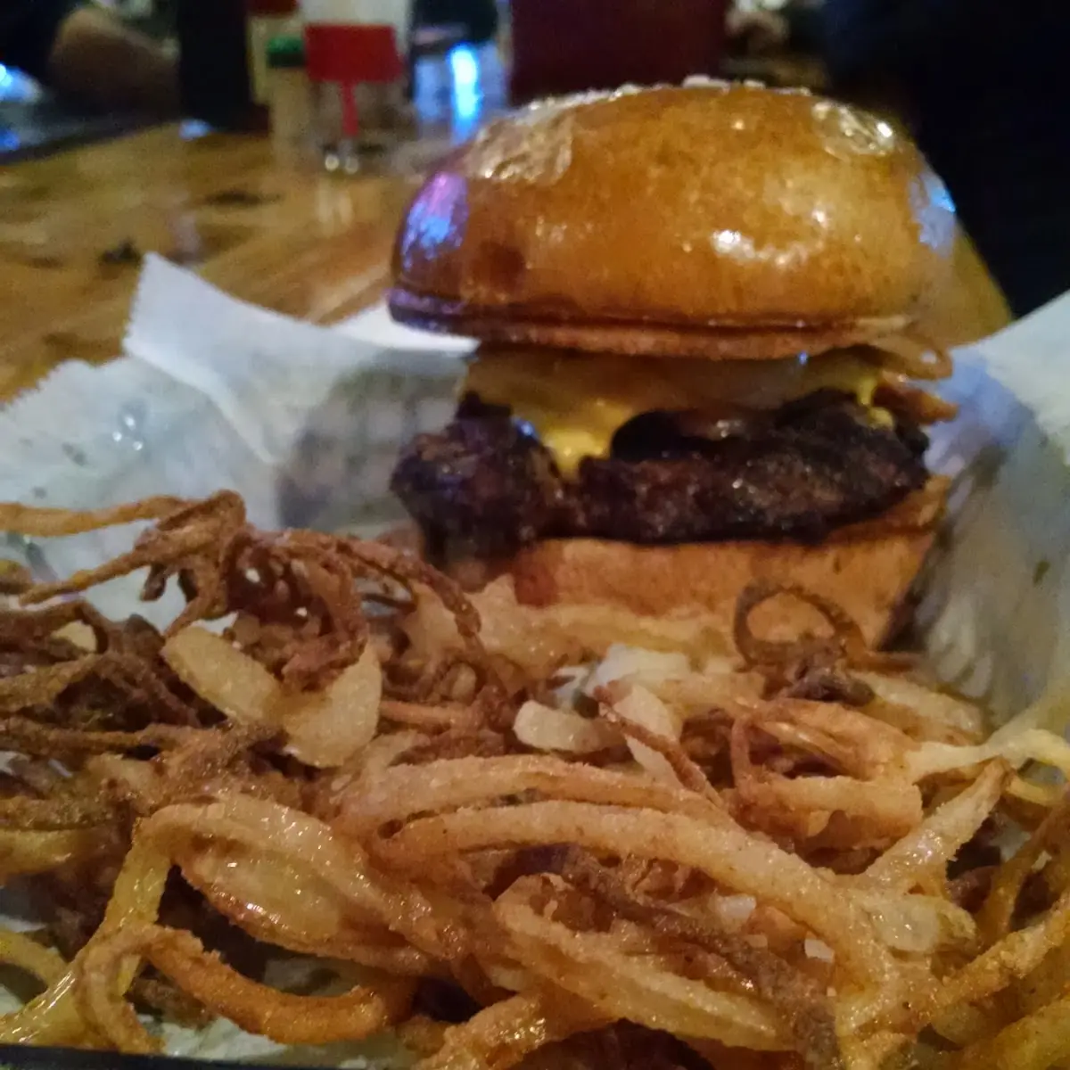 Smoked Bacon Cheddar Burger