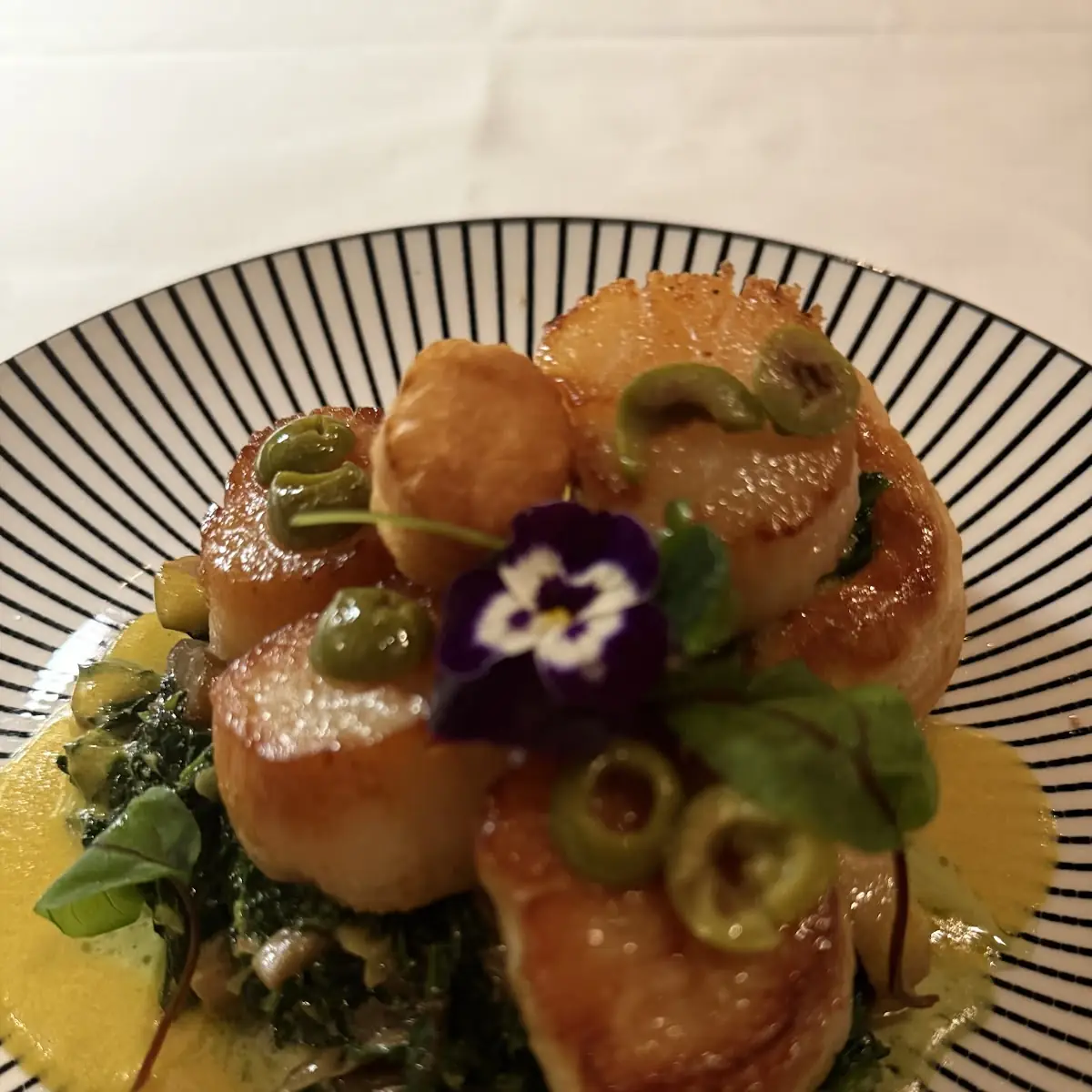 Sea Scallops and Pork Belly